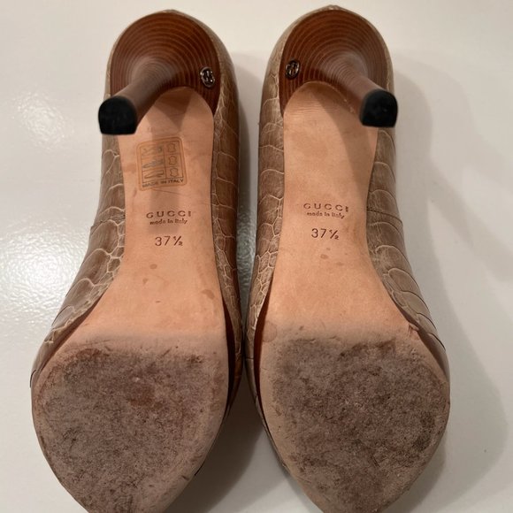 Vintage Gucci Python Pump Heels - Picture 2 of 3